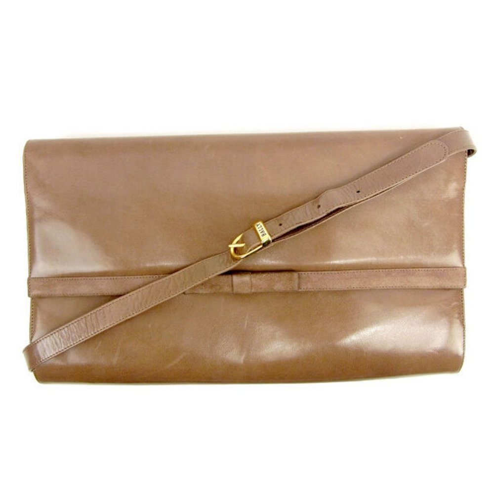Authentic Bally Shoulder bag Brown For Woman